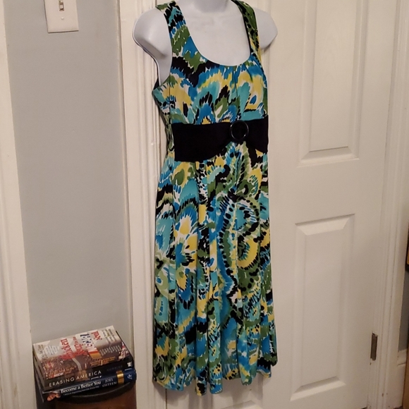 *Perceptions Petite Multicolored Dress - Picture 2 of 9